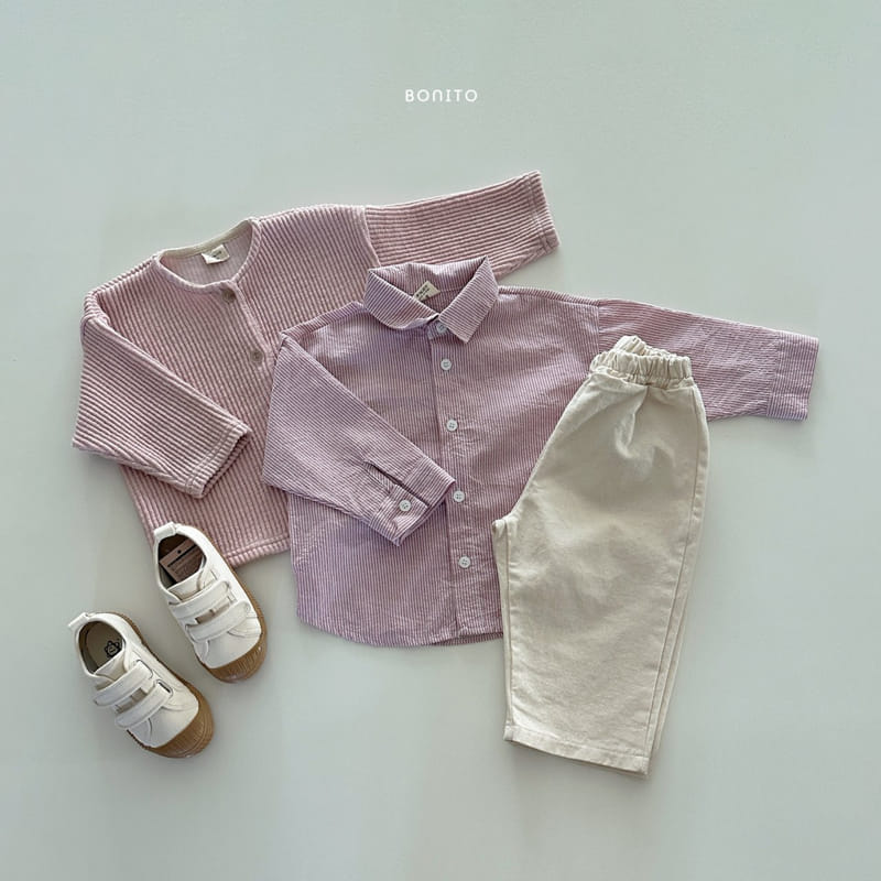 Bonito - Korean Baby Fashion - #babyoninstagram - Rib Knit Cardigan - 9