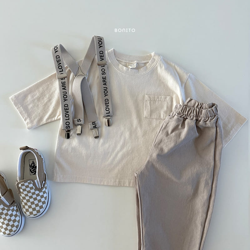 Bonito - Korean Baby Fashion - #babyoninstagram - Loose Pocket Tee - 5