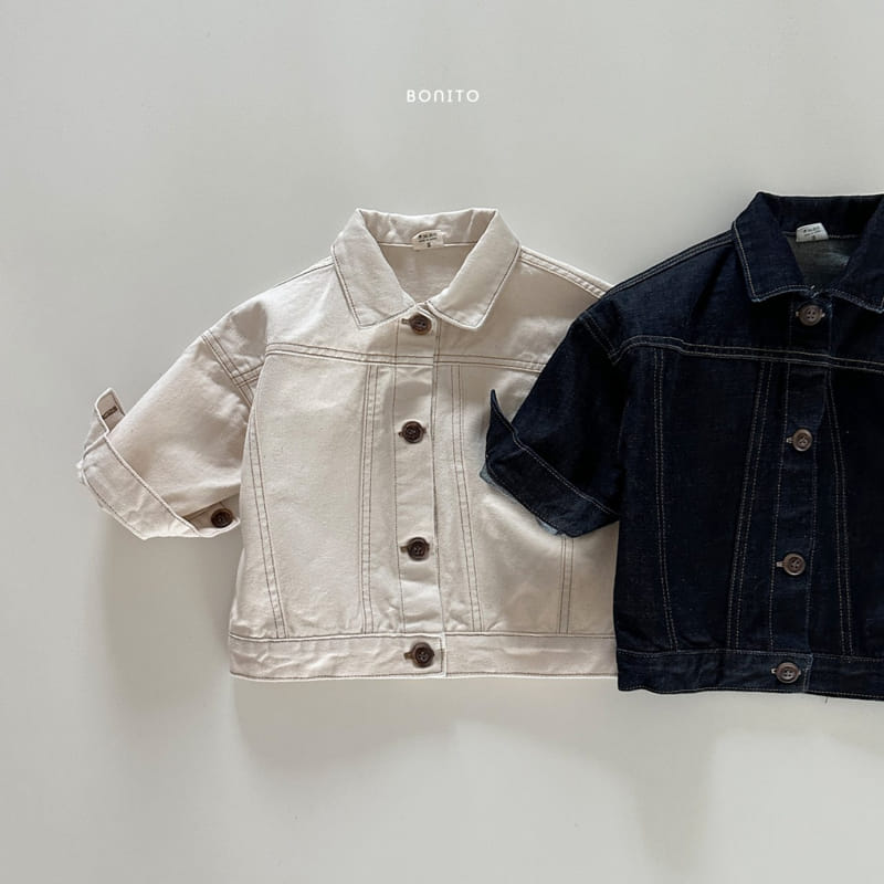 Bonito - Korean Baby Fashion - #babyoninstagram - Denim Jacket - 2