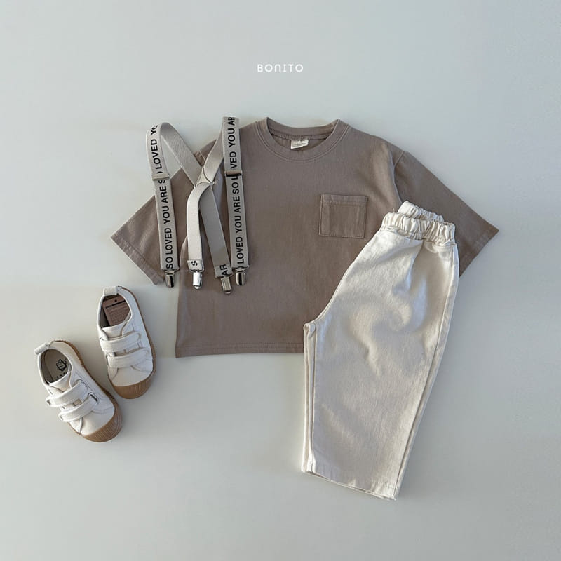 Bonito - Korean Baby Fashion - #babyootd - Loose Pocket Tee - 6