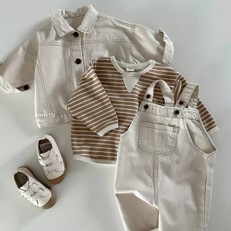 Bonito - Korean Baby Fashion - #babyootd - Denim Dungarees - 11