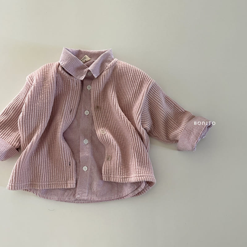 Bonito - Korean Baby Fashion - #babyoutfit - Rib Knit Cardigan - 12