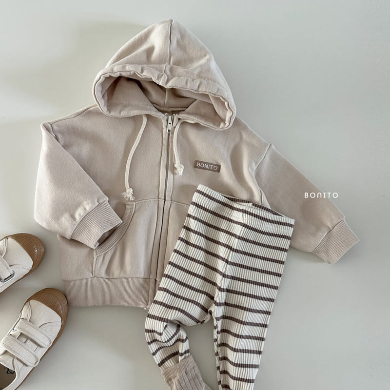 Bonito - Korean Baby Fashion - #babyoutfit - Embrodiery Hoody Zip-up - 7