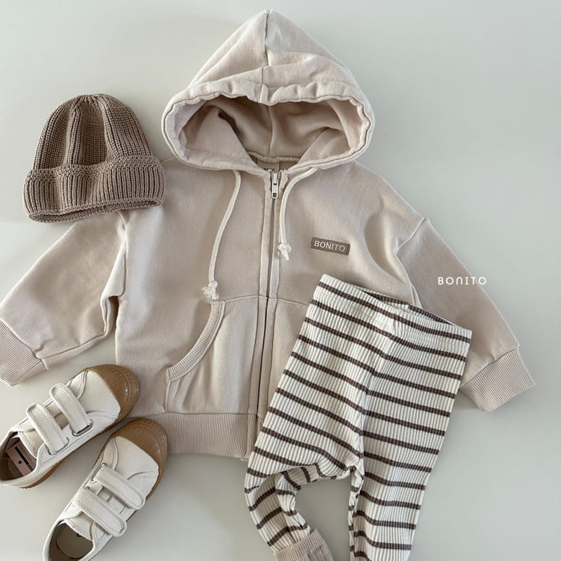 Bonito - Korean Baby Fashion - #babyoutfit - Embrodiery Hoody Zip-up - 8