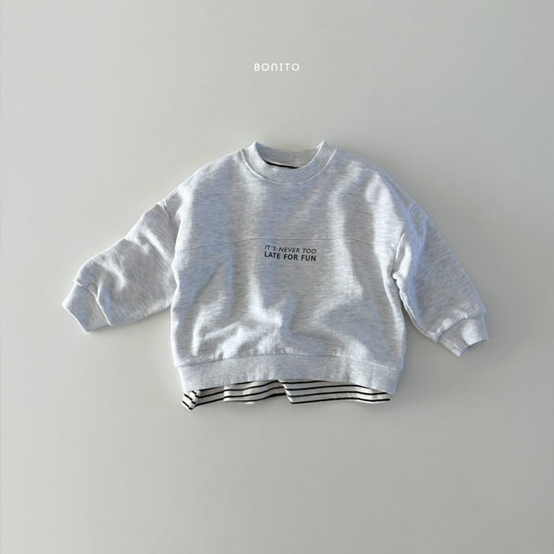 Bonito - Korean Baby Fashion - #babyoutfit - Its Slit Sweatshirt - 4