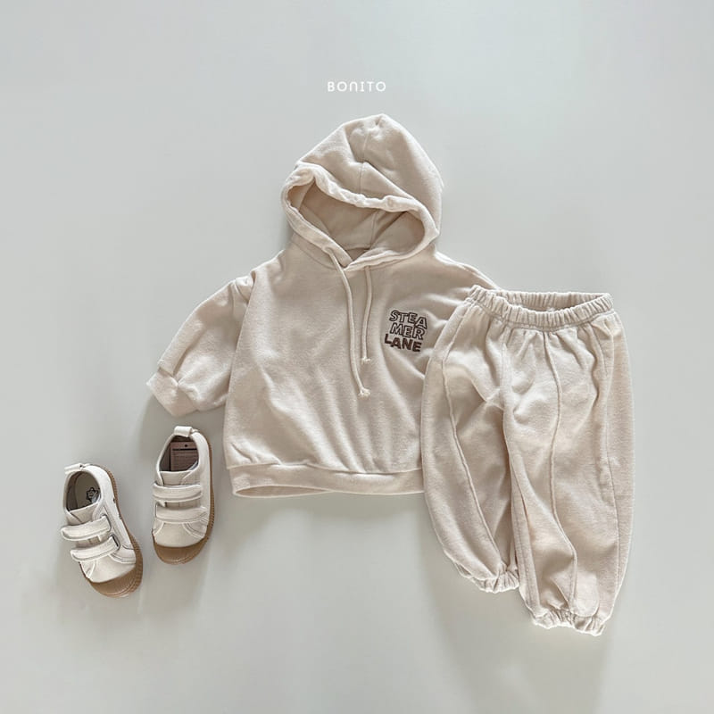 Bonito - Korean Baby Fashion - #babyoutfit - Steamer Hoody Top Bottom SEt  - 5