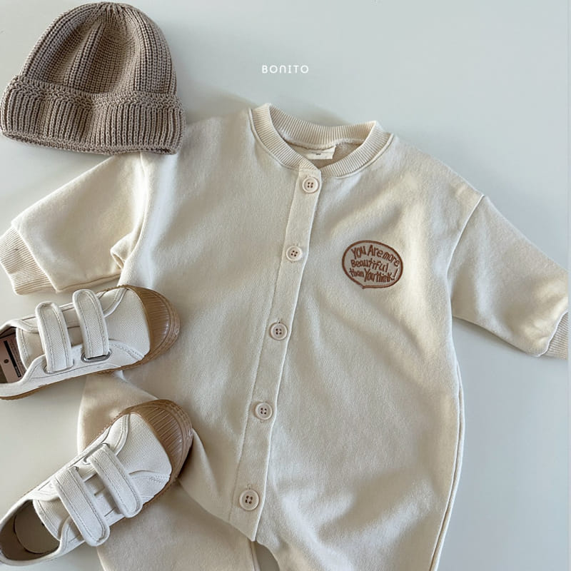 Bonito - Korean Baby Fashion - #babyoutfit - You Are Embrodiery Bodysuit - 4