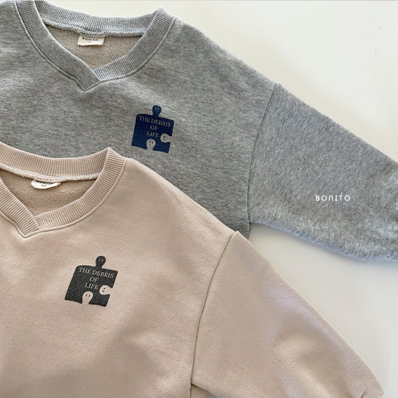 Bonito - Korean Baby Fashion - #babywear - Puzzle Sweatshirt - 2
