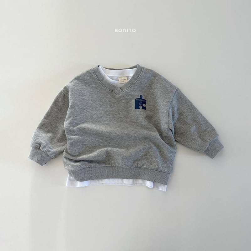 Bonito - Korean Baby Fashion - #onlinebabyboutique - Puzzle Sweatshirt - 3