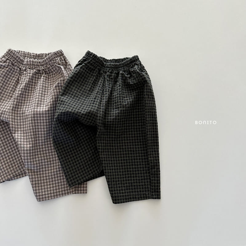 Bonito - Korean Baby Fashion - #onlinebabyshop - Zan Check Pants