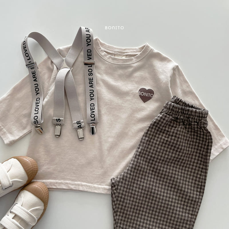 Bonito - Korean Baby Fashion - #onlinebabyshop - Loved Suspendar 1~7y - 8