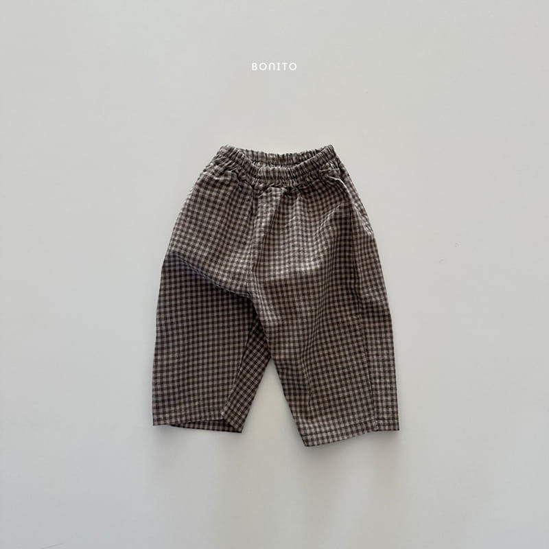 Bonito - Korean Baby Fashion - #smilingbaby - Zan Check Pants - 2