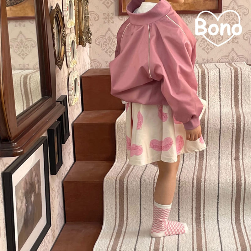 Bonobutton - Korean Children Fashion - #stylishchildhood - Heart Donut Skirt - 4