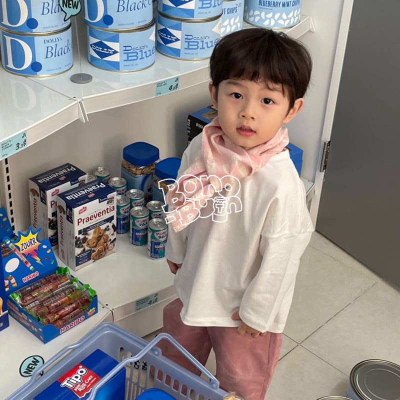 Bonobutton - Korean Children Fashion - #childofig - Yoplait Check Muffler - 4