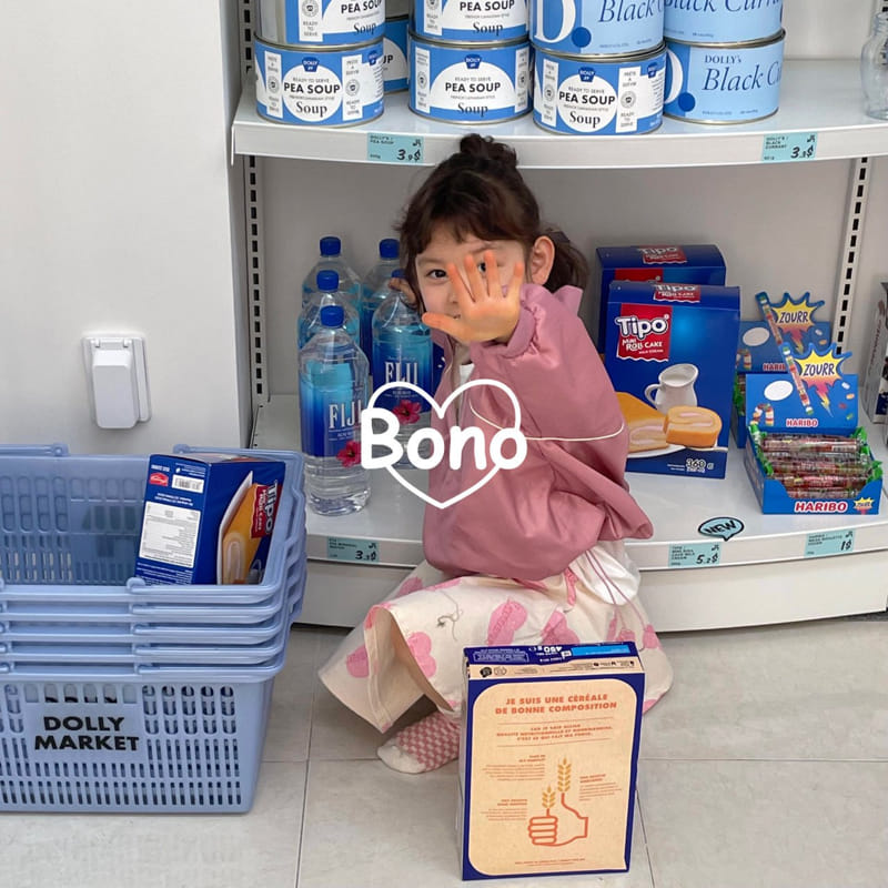 Bonobutton - Korean Children Fashion - #fashionkids - Berry Milk Anorak - 2
