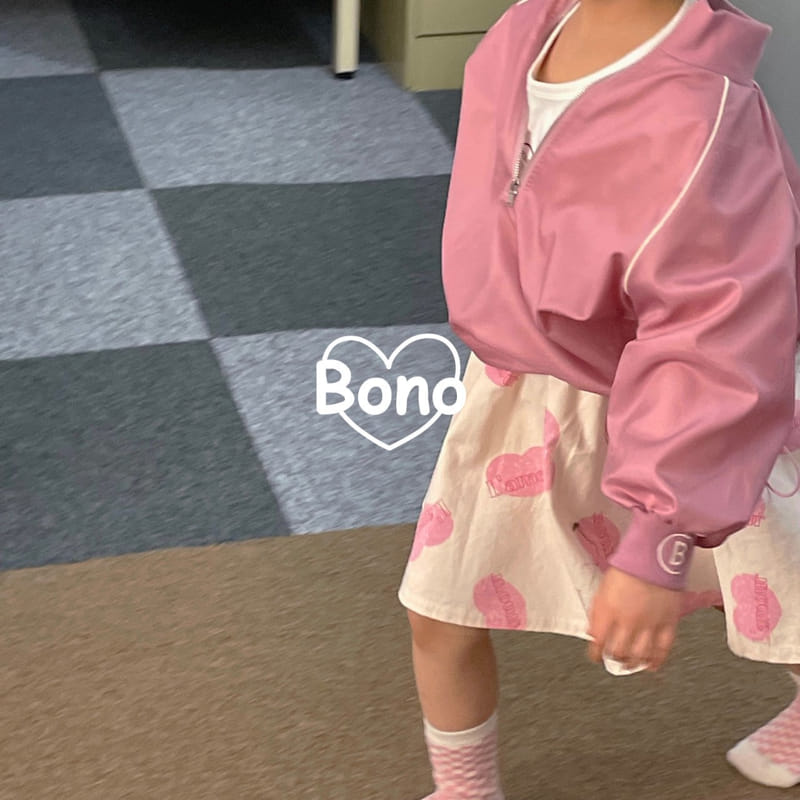 Bonobutton - Korean Children Fashion - #kidsshorts - Berry Milk Anorak - 3