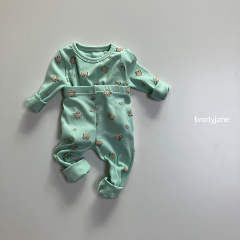 Brody Jane - Korean Baby Fashion - #babyboutiqueclothing - Cookie Rabbit Top Bottom sEt