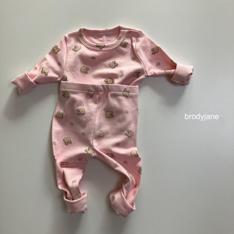 Brody Jane - Korean Baby Fashion - #babyfashion - Cookie Rabbit Top Bottom sEt - 3