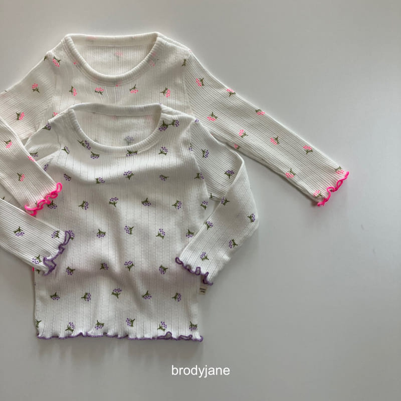 Brody Jane - Korean Baby Fashion - #babywear - Berry Frill Top Bottom Set - 3