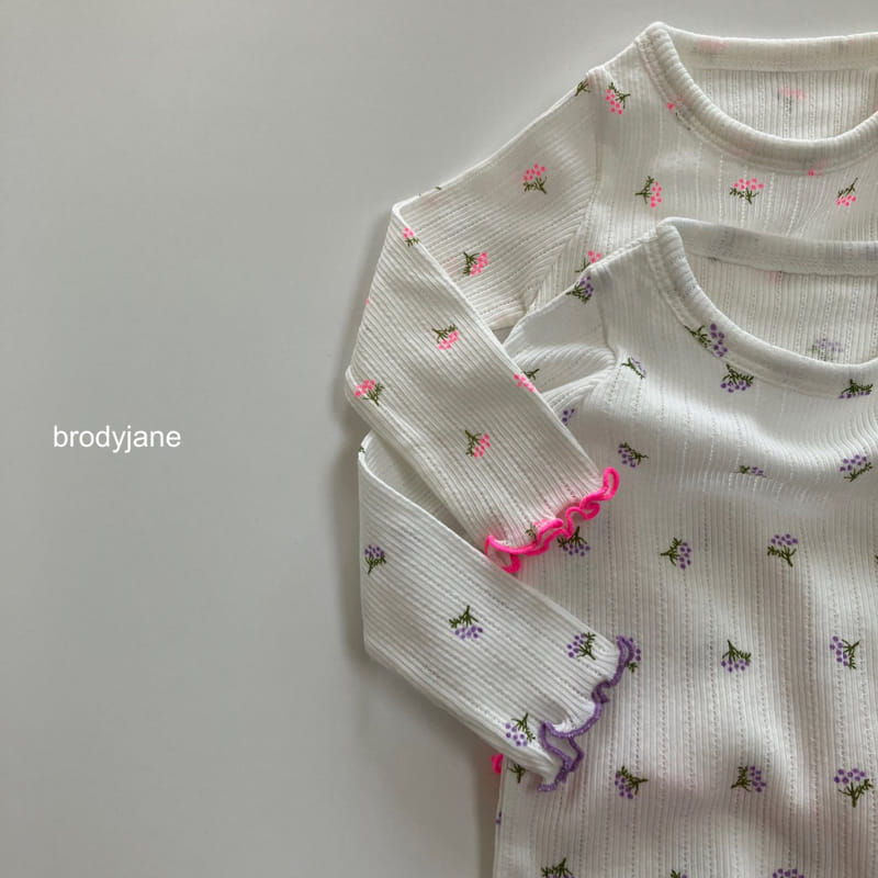 Brody Jane - Korean Baby Fashion - #onlinebabyshop - Berry Frill Top Bottom Set - 5