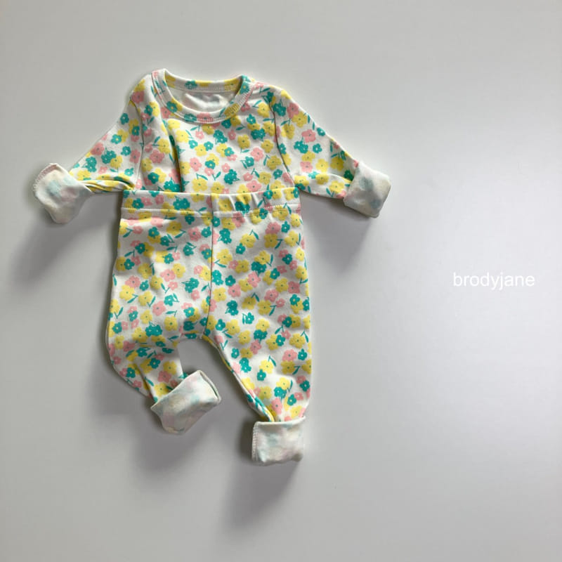 Brody Jane - Korean Baby Fashion - #onlinebabyshop - String Flower Top Bottom Set