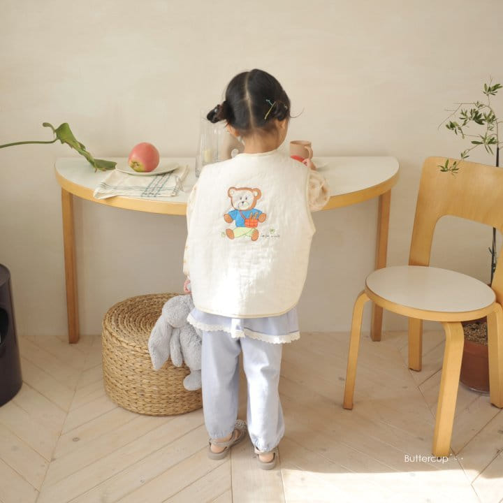 Buttercup - Korean Children Fashion - #kidsstore - Picnic Bear Vest - 6