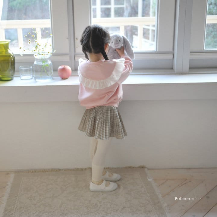 Buttercup - Korean Children Fashion - #kidzfashiontrend - Round Frill Sweatshirt - 5