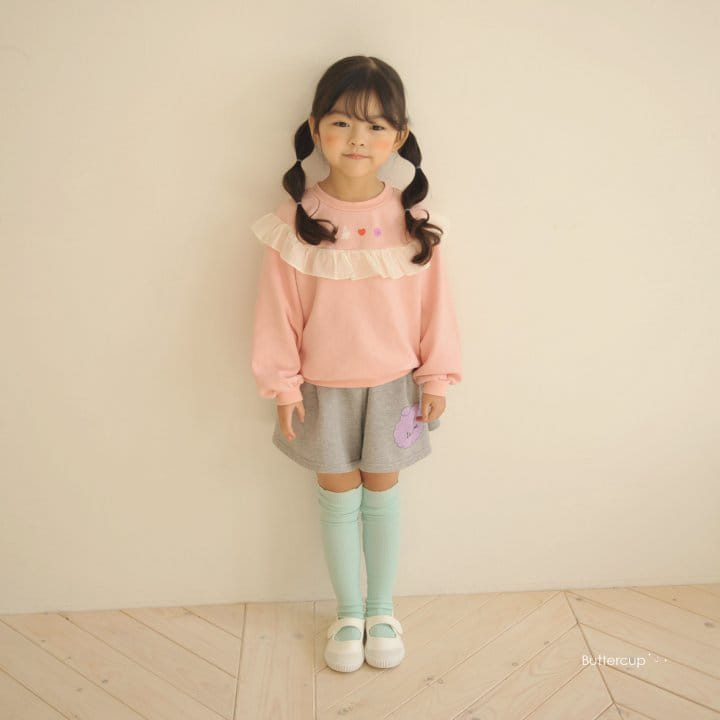 Buttercup - Korean Children Fashion - #littlefashionista - Round Frill Sweatshirt - 7