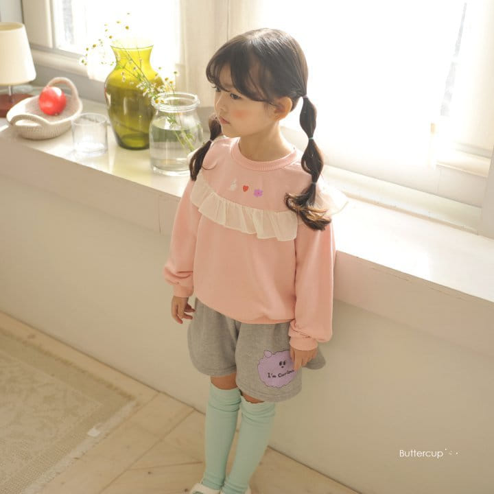 Buttercup - Korean Children Fashion - #magicofchildhood - Round Frill Sweatshirt - 8