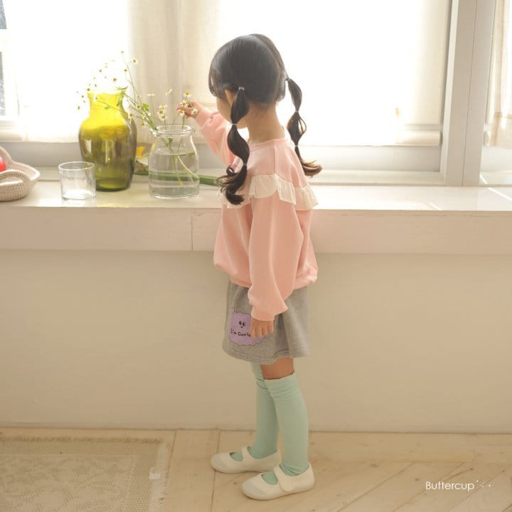 Buttercup - Korean Children Fashion - #minifashionista - Round Frill Sweatshirt - 9