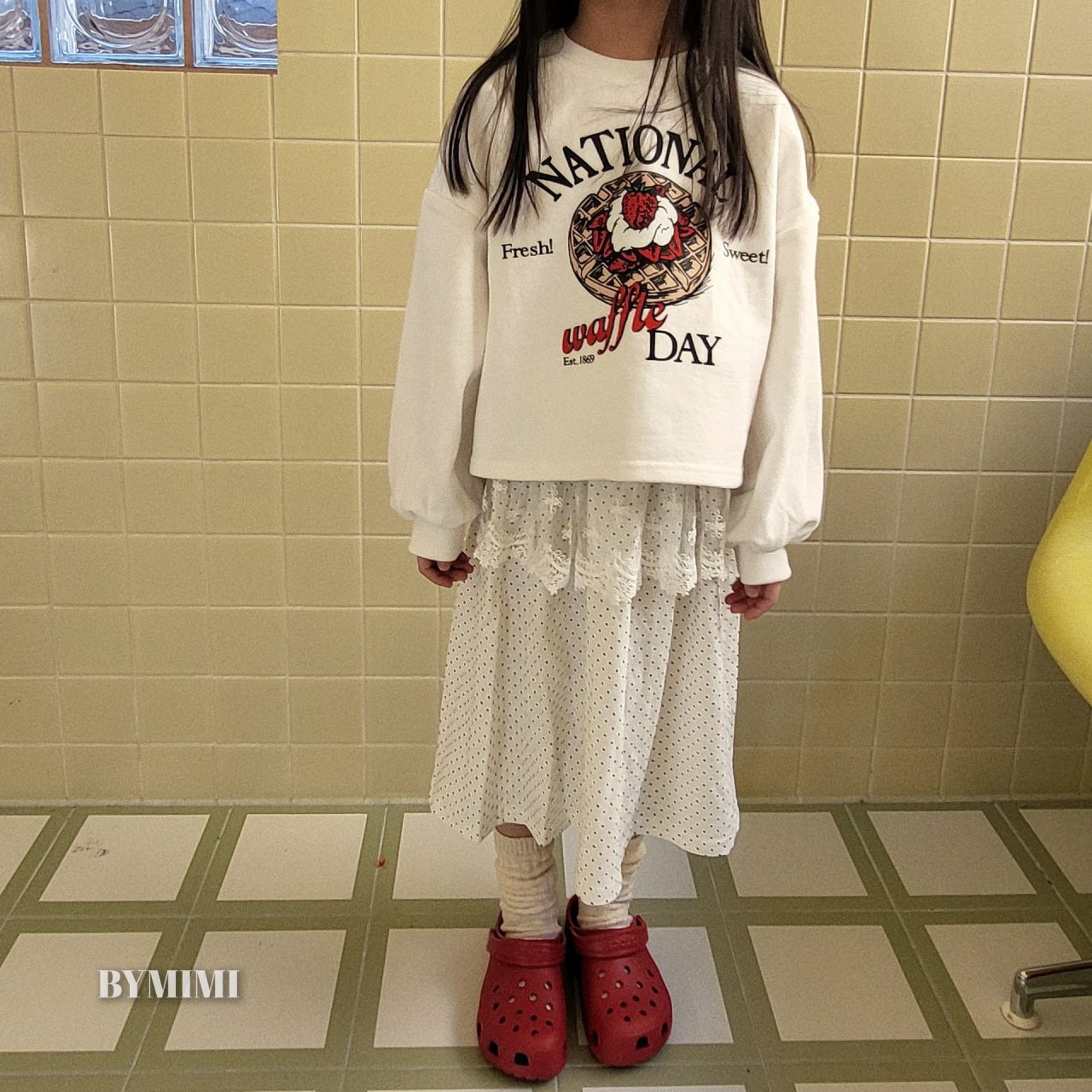 Bymimi - Korean Children Fashion - #Kfashion4kids - Dot Skirt - 3