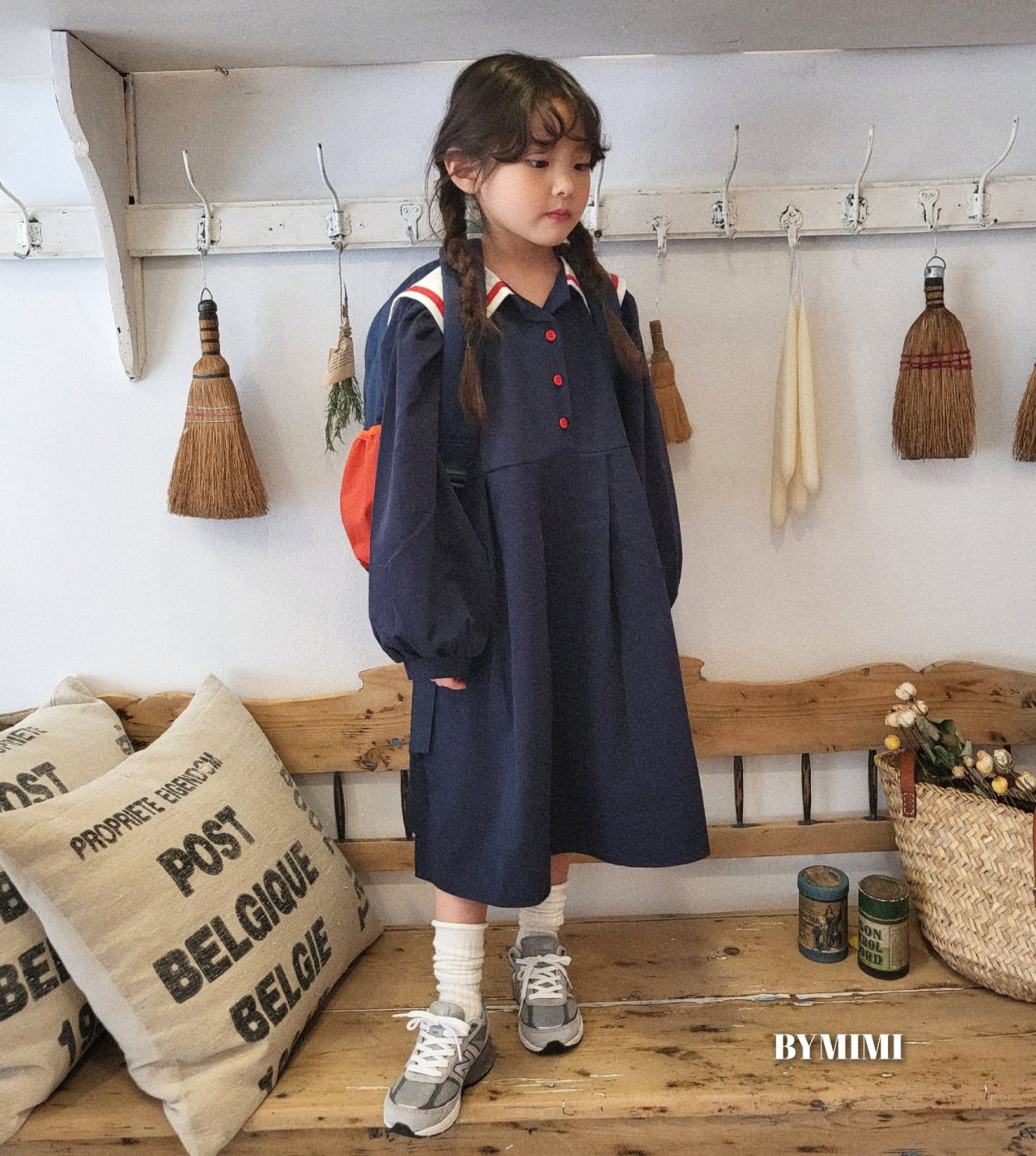 Bymimi - Korean Children Fashion - #childofig - Sailor One-piece - 7