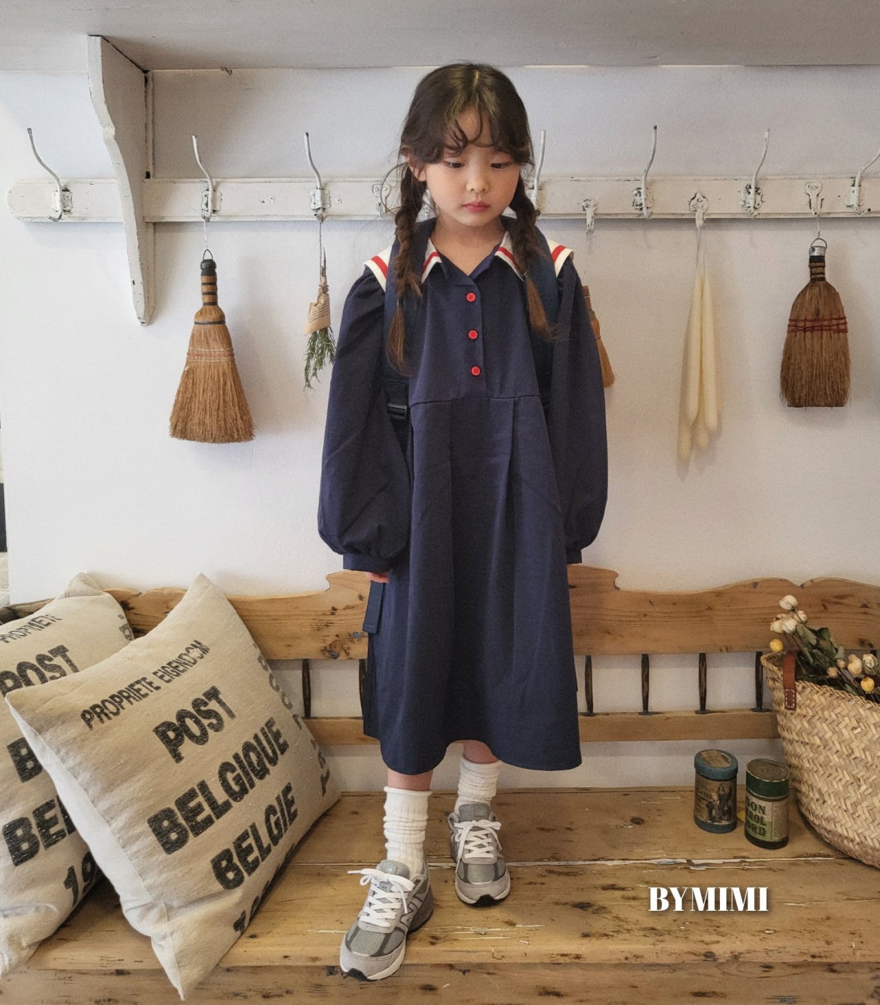 Bymimi - Korean Children Fashion - #childrensboutique - Sailor One-piece - 8