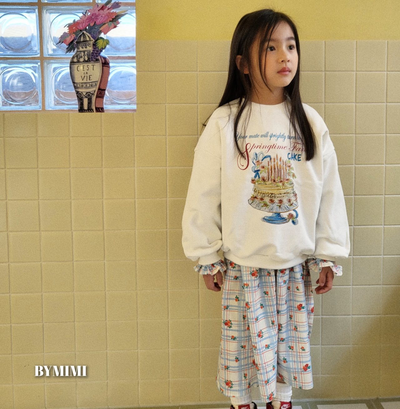 Bymimi - Korean Children Fashion - #designkidswear - Cake Sweatshirt - 5