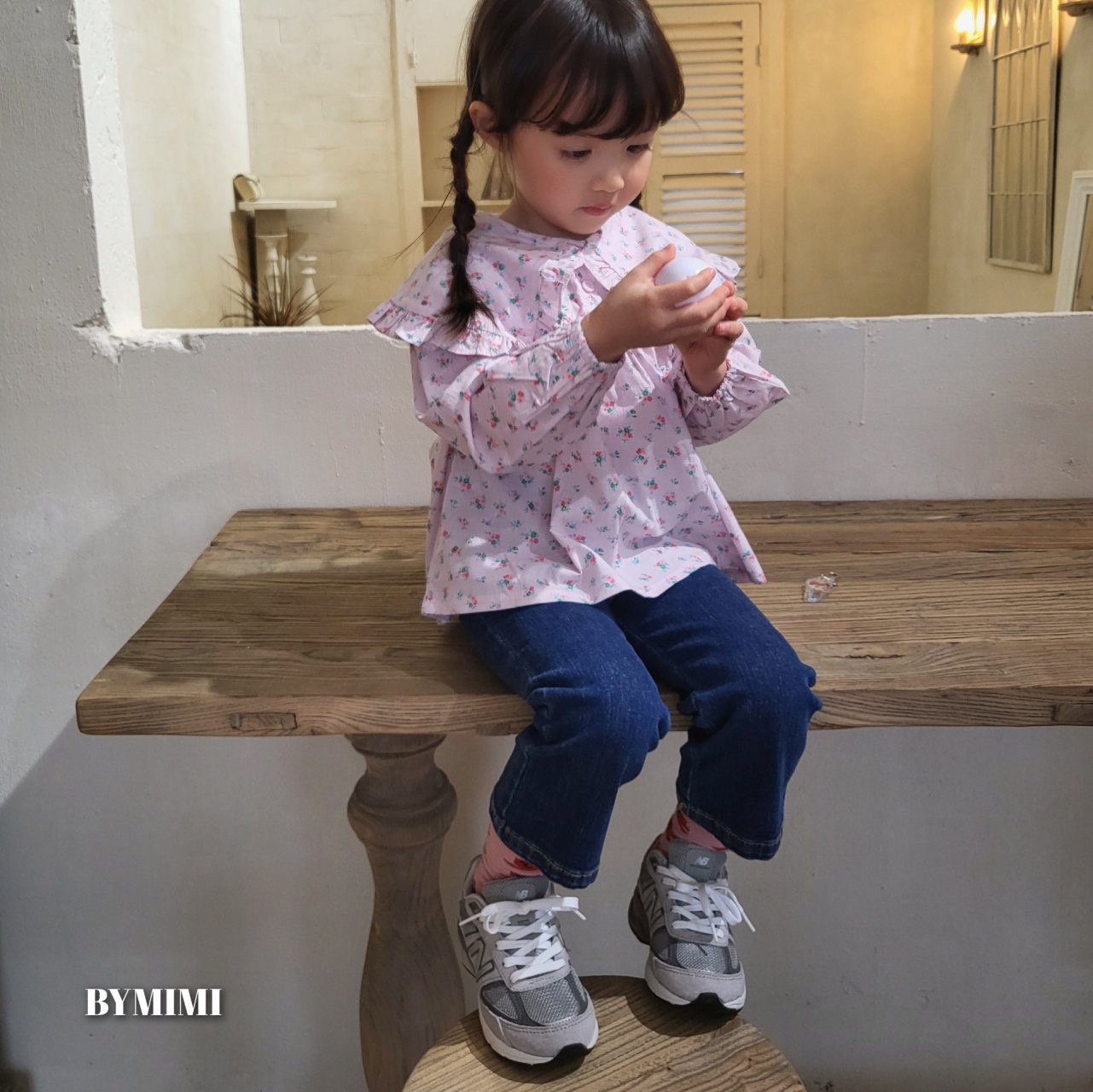 Bymimi - Korean Children Fashion - #discoveringself - Bobo Denim Jeans - 3