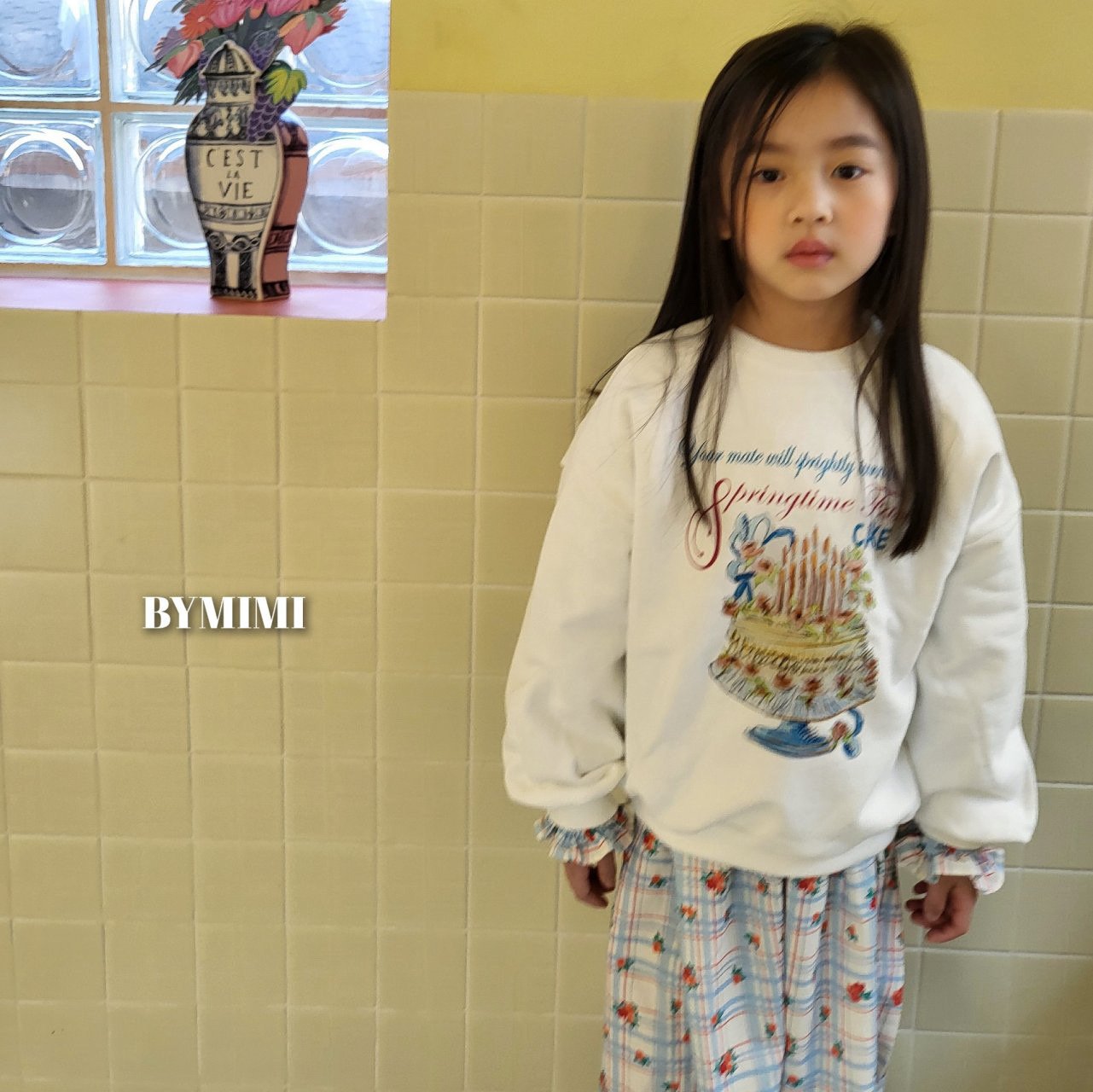Bymimi - Korean Children Fashion - #discoveringself - Cake Sweatshirt - 6