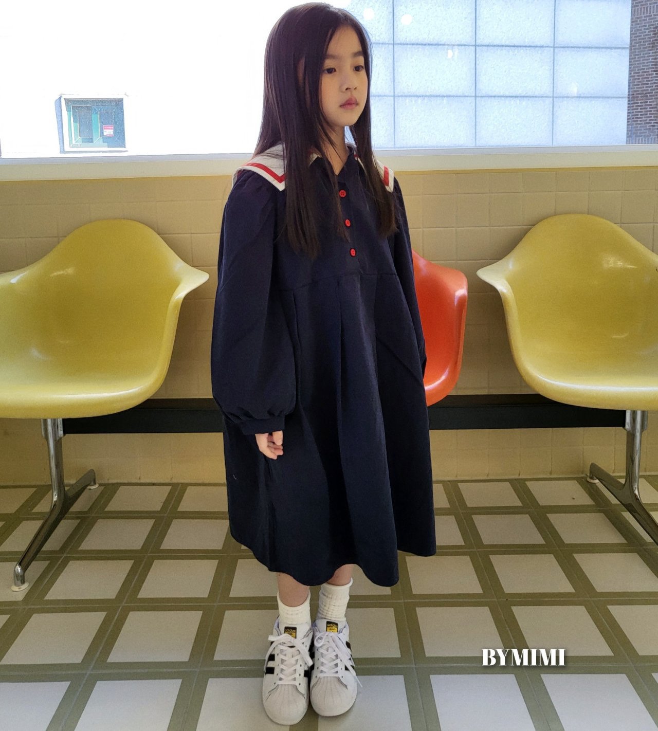 Bymimi - Korean Children Fashion - #fashionkids - Sailor One-piece - 11