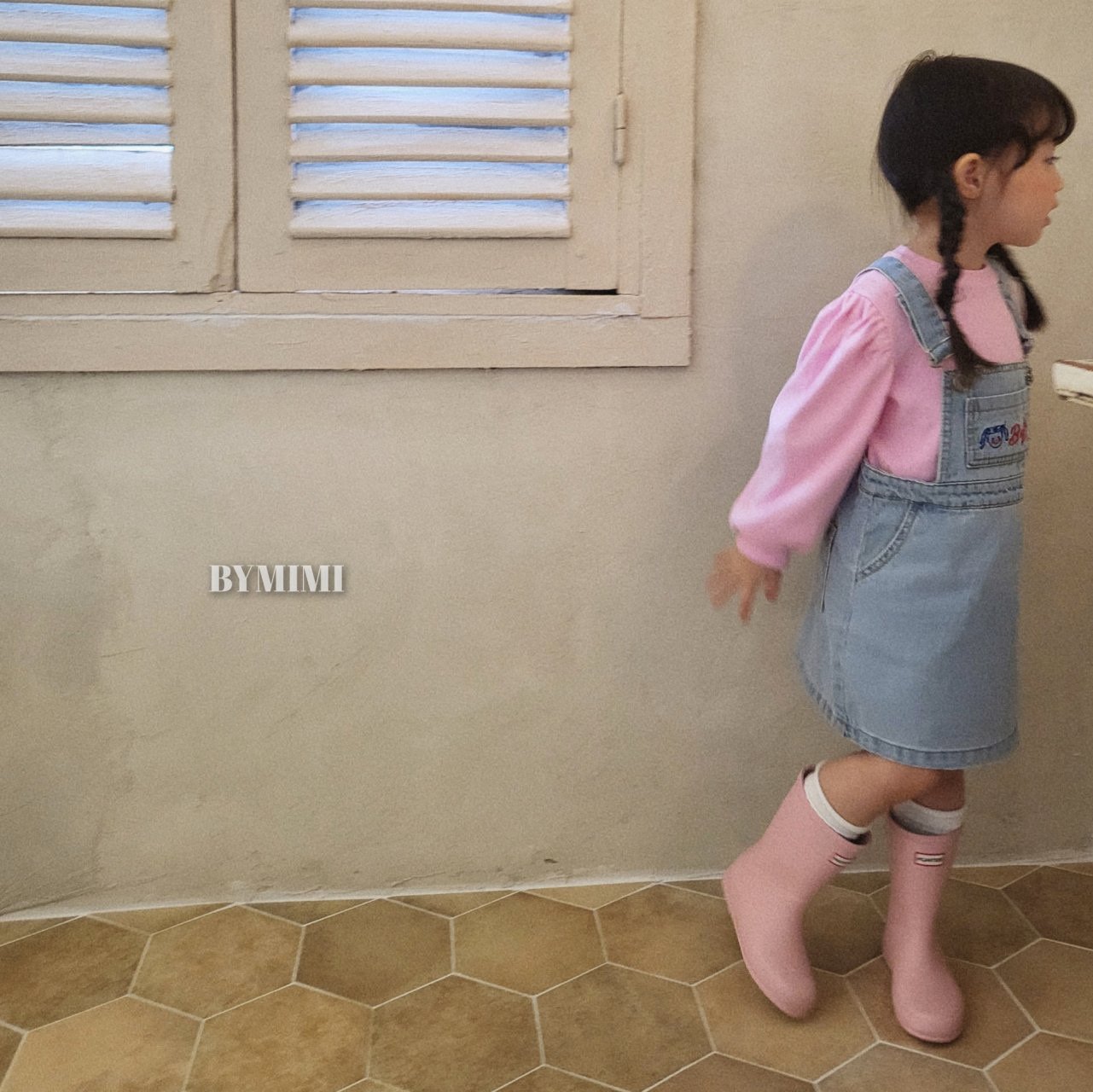 Bymimi - Korean Children Fashion - #fashionkids - Ppippi Denim One-piece - 7