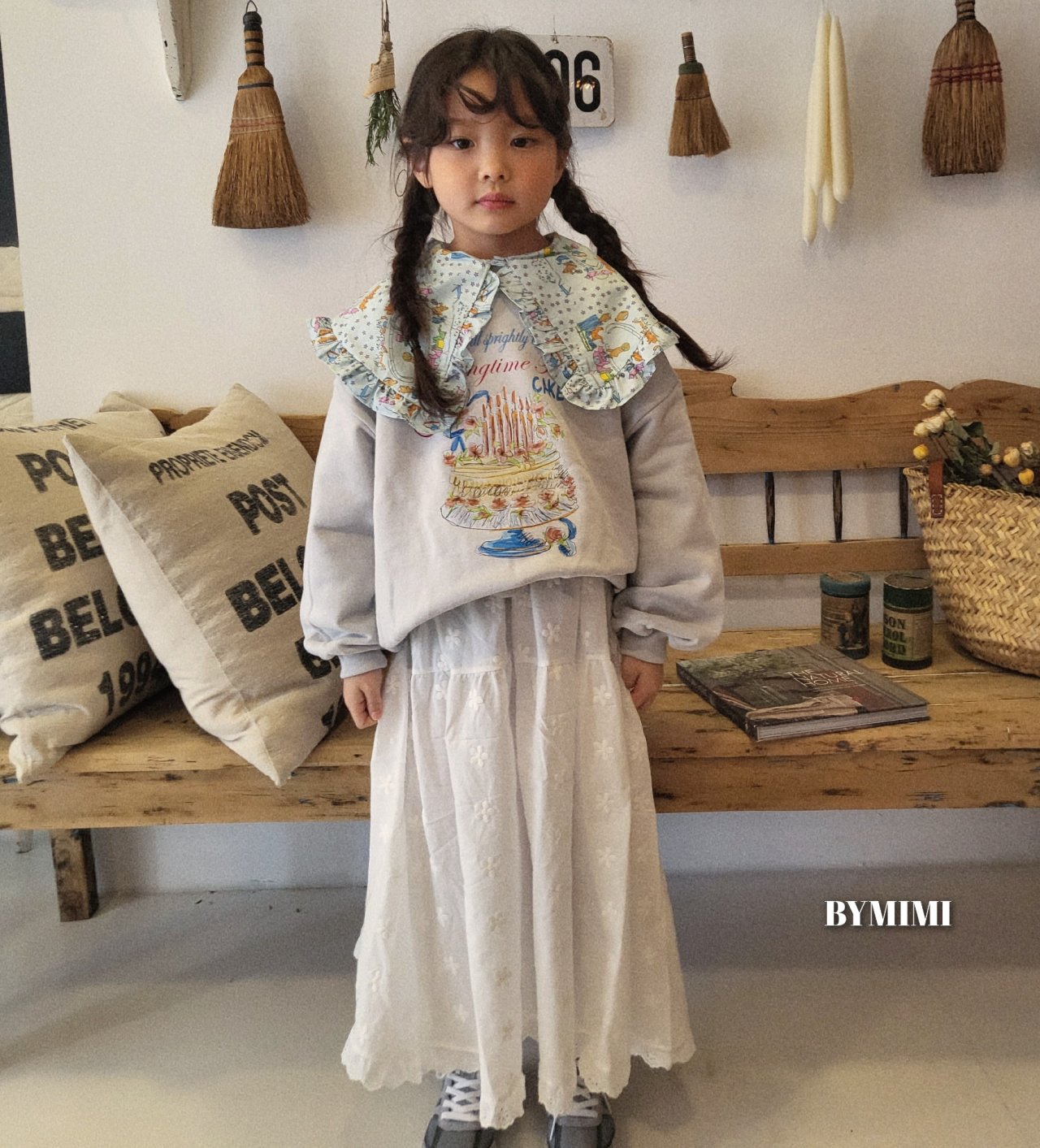 Bymimi - Korean Children Fashion - #kidsshorts - Cake Sweatshirt - 8