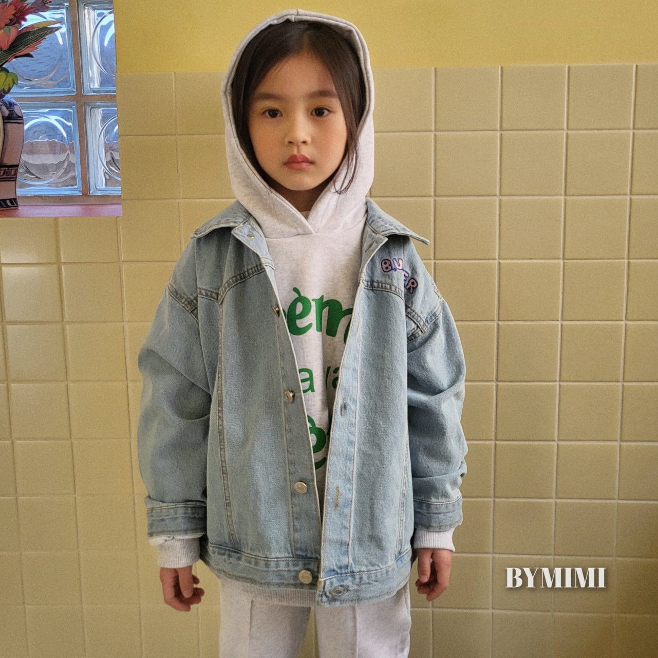 Bymimi - Korean Children Fashion - #kidsstore - Goods Denim Jacket - 3