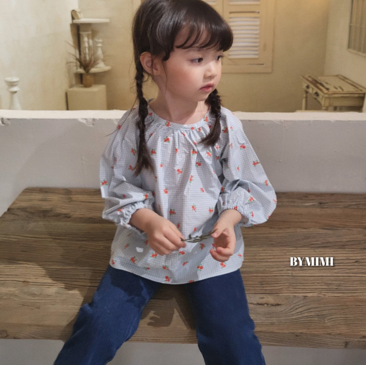 Bymimi - Korean Children Fashion - #kidsstore - Bobo Denim Jeans - 6