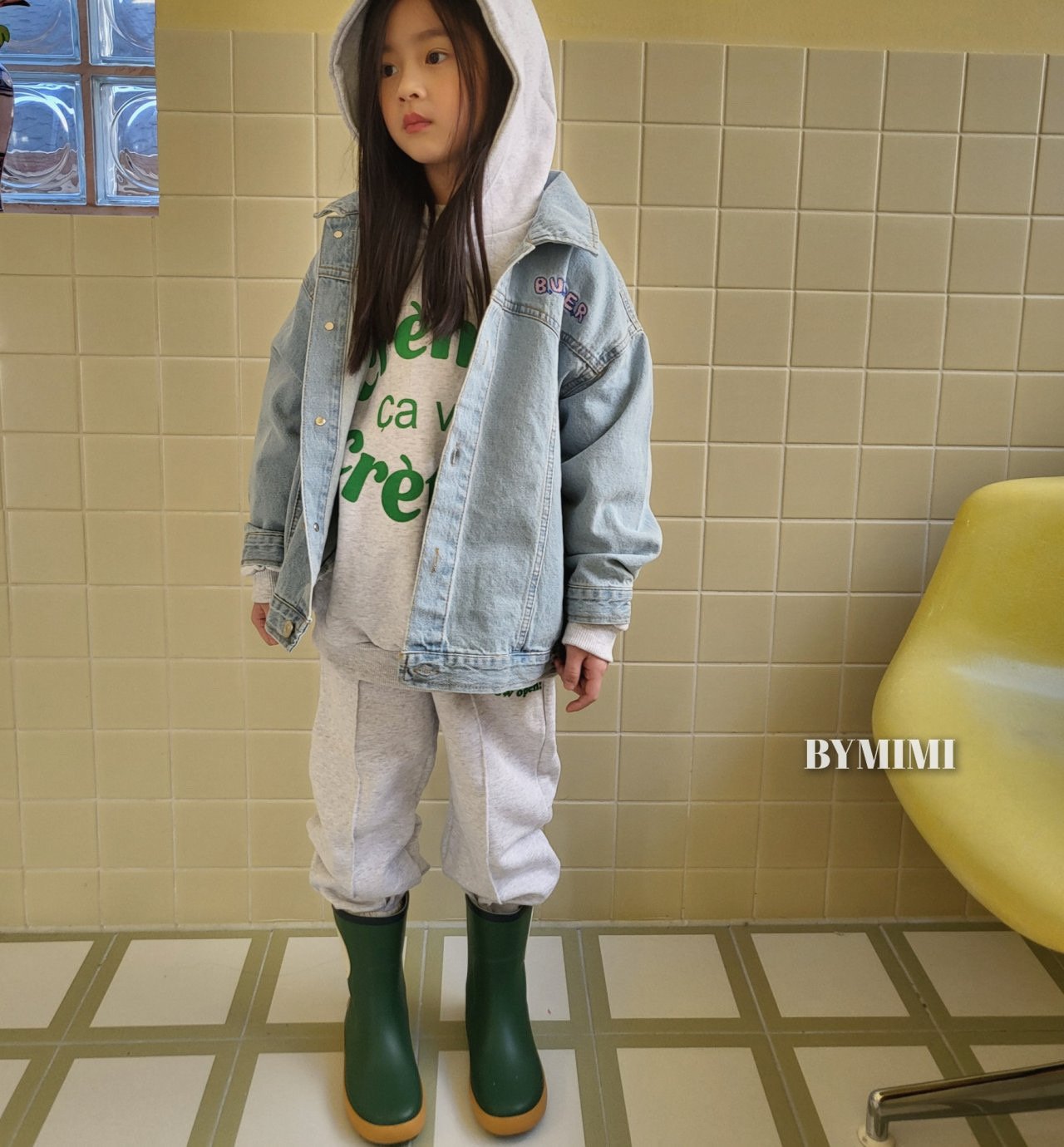 Bymimi - Korean Children Fashion - #kidsstore - Goods Denim Jacket - 4
