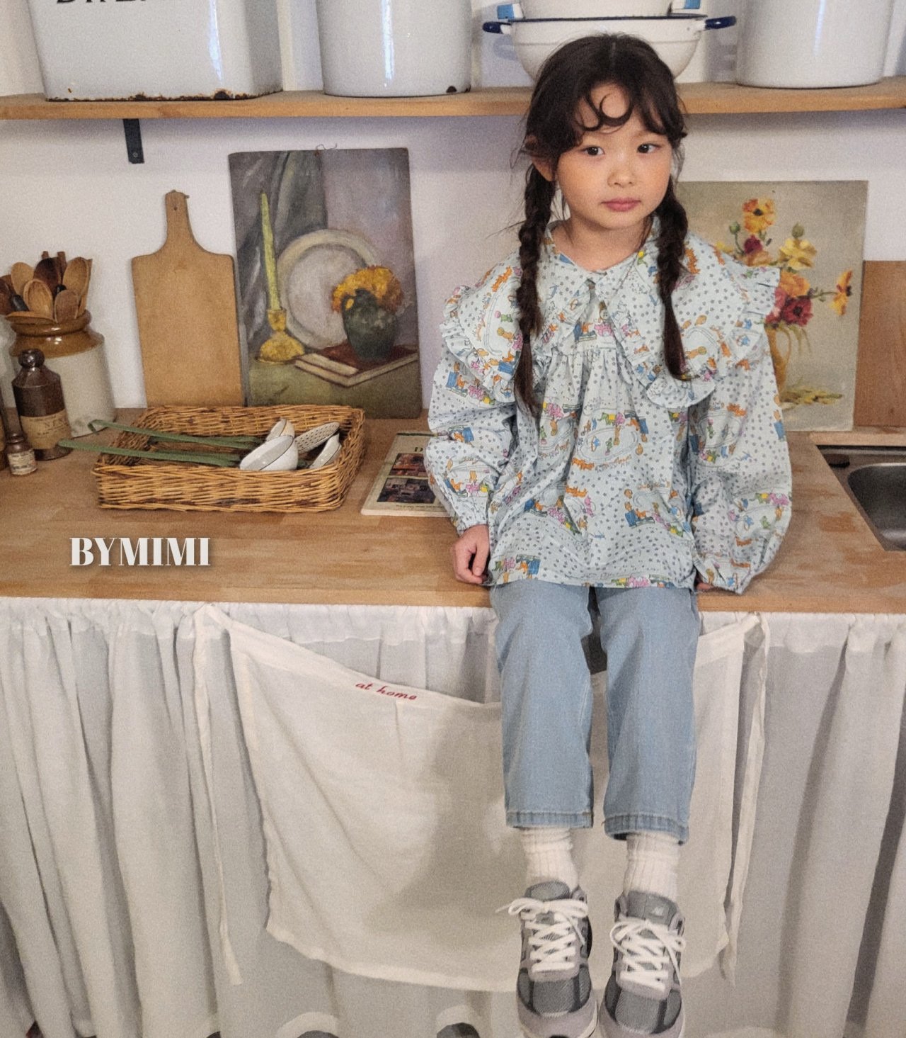 Bymimi - Korean Children Fashion - #kidzfashiontrend - Love Me Blouse