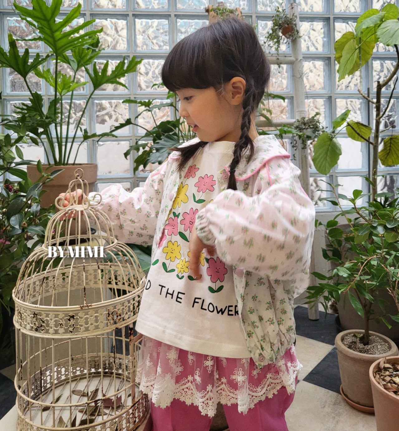 Bymimi - Korean Children Fashion - #magicofchildhood - Flower Tee - 6