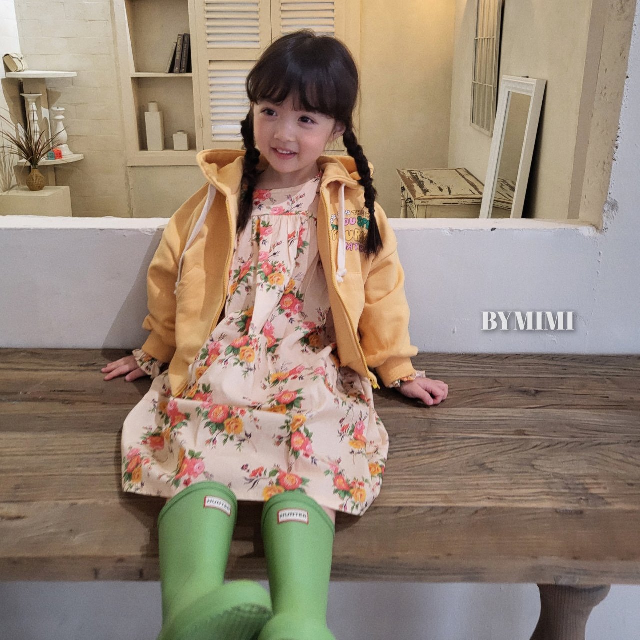 Bymimi - Korean Children Fashion - #prettylittlegirls - Mini Hoody Zip-up - 5