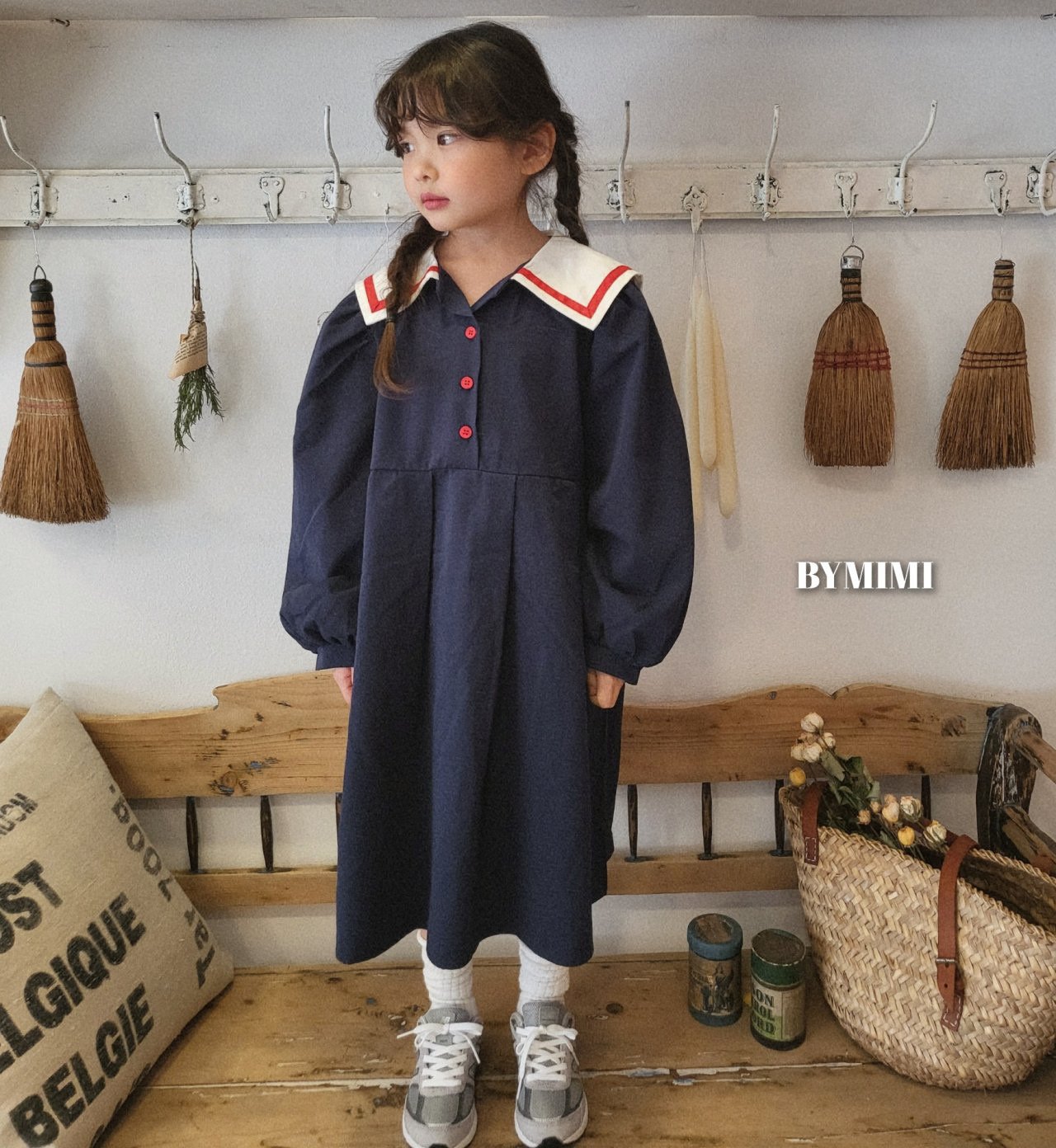 Bymimi - Korean Children Fashion - #prettylittlegirls - Sailor One-piece - 3