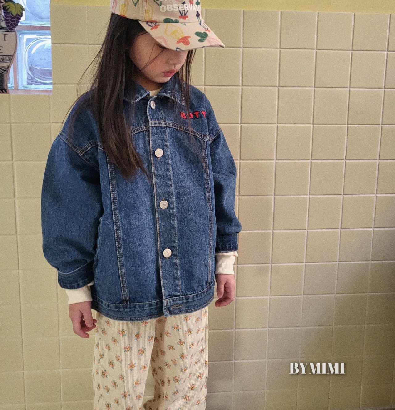 Bymimi - Korean Children Fashion - #stylishchildhood - Goods Denim Jacket - 12