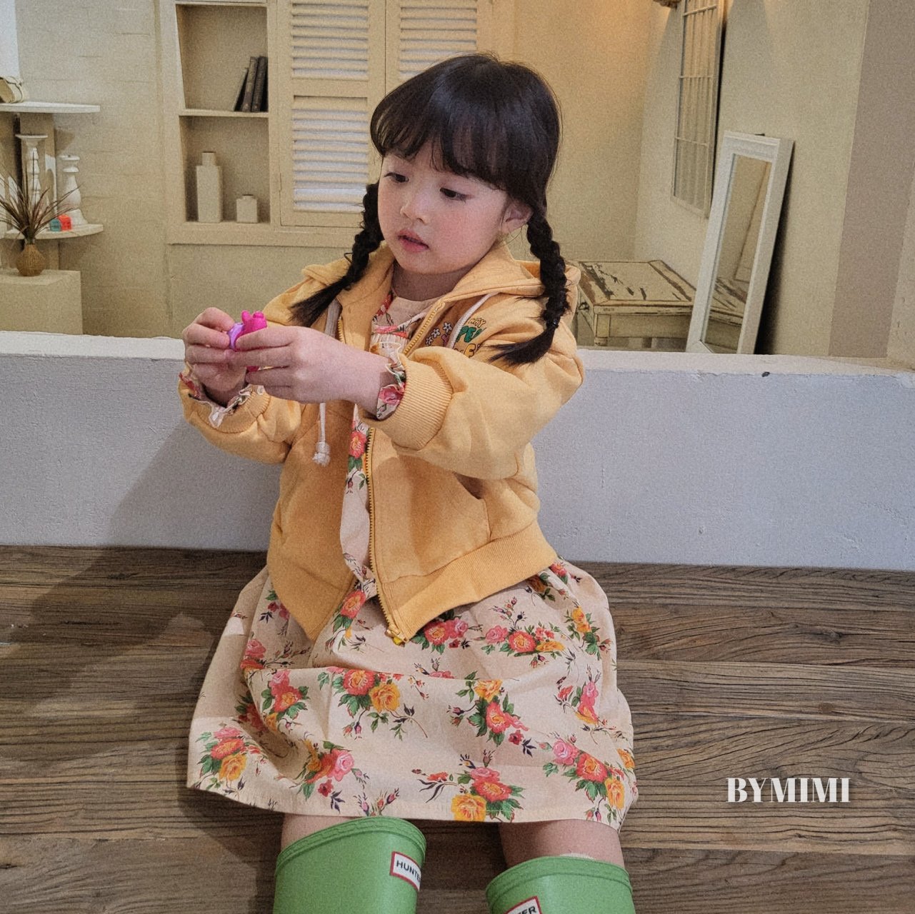 Bymimi - Korean Children Fashion - #stylishchildhood - Mini Hoody Zip-up - 8