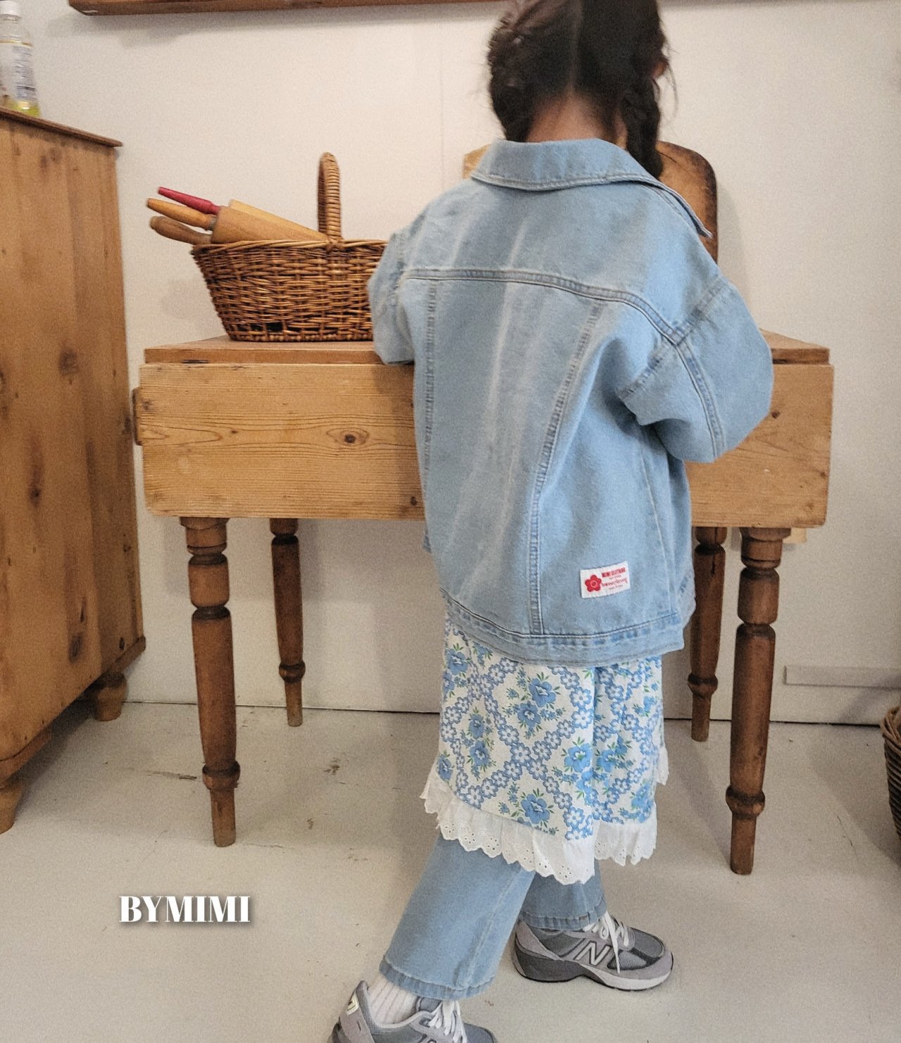 Bymimi - Korean Children Fashion - #todddlerfashion - Goods Denim Jacket - 10