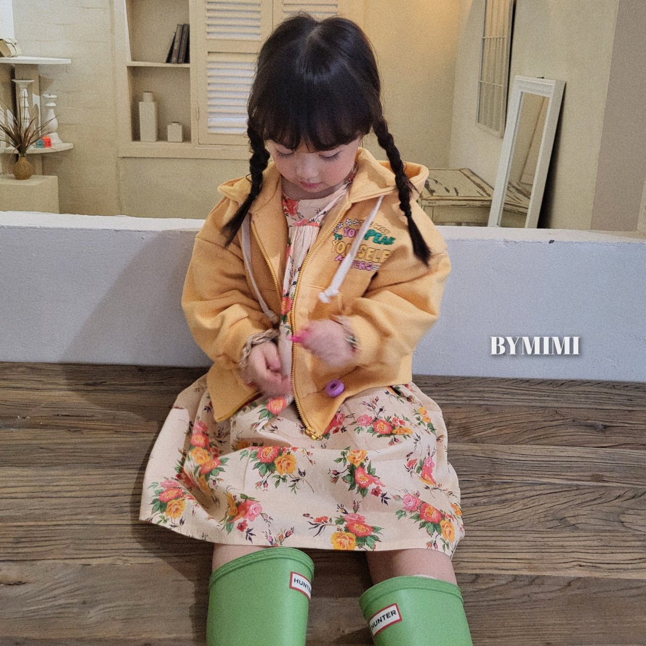 Bymimi - Korean Children Fashion - #todddlerfashion - Mini Hoody Zip-up - 6